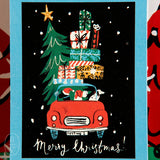 Chronicle Books CHRISTMAS CAR 130PC PUZZLE ORNAMENT