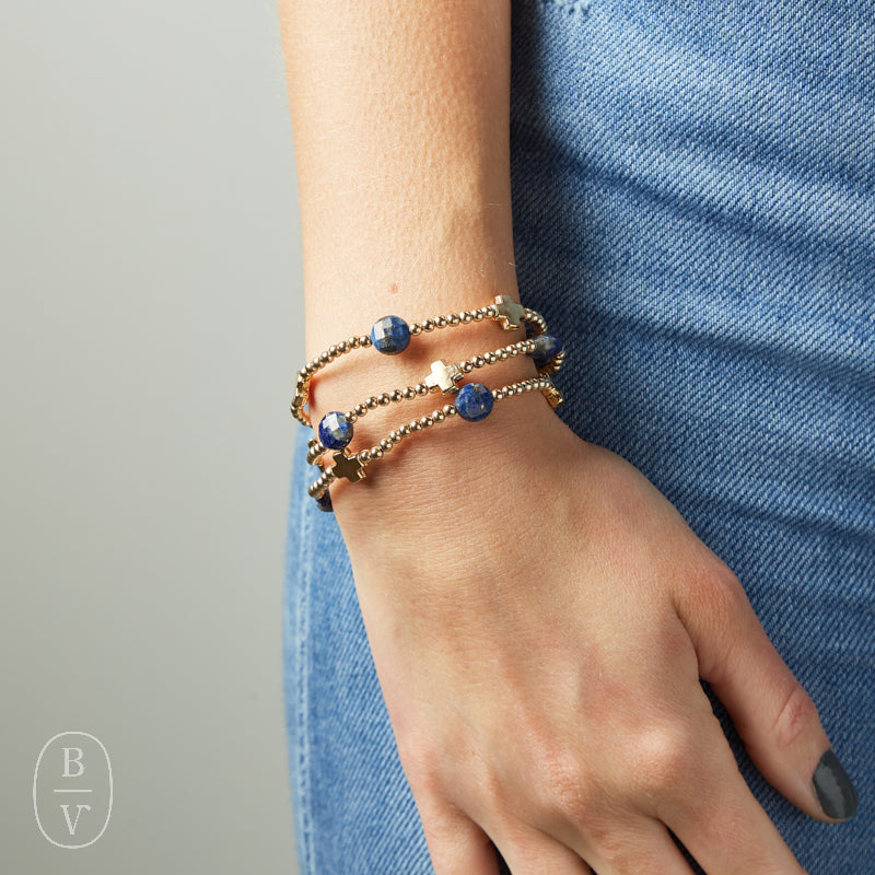 eNewton Design SIGNATURE CROSS ADMIRE PATTERN BRACELET