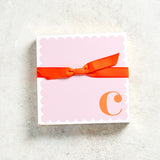 Rosanne Beck LUXE SCALLOPED MONOGRAM NOTEPAD C