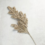 Raz Imports GLITTERED CHAMPAGNE PINE SPRAY 30