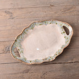 Etta B Pottery CAFE TRAY Botanical