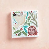 Boston International WINTER BERRY DOVE COCKTAIL NAPKIN
