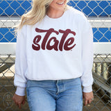 Stewart Simmons THE STATE VARSITY SWEATSHIRT Extra Small