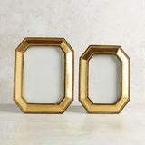 Two's Company BEADS OF GOLD OCTAGONAL FRAME