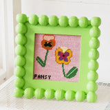 Cotton Clara Craft Kits and Supplies PANSY NEEDLEPOINT KIT