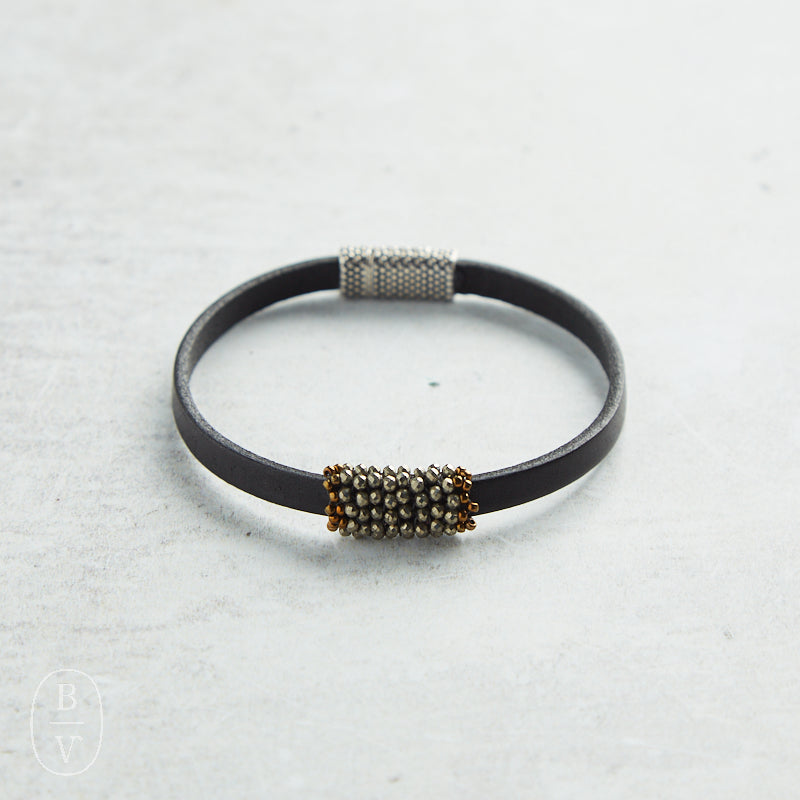 Martell Studio PYRITE LEATHER BRACELET G21-603