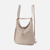 Hobo MERRIN CONVERTIBLE BACKPACK Taupe Pebbled Leather