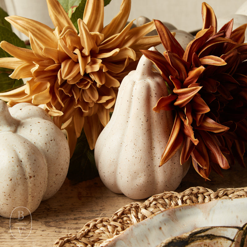 Creative Co-op STONEWARE REACTIVE GLAZE PUMPKIN