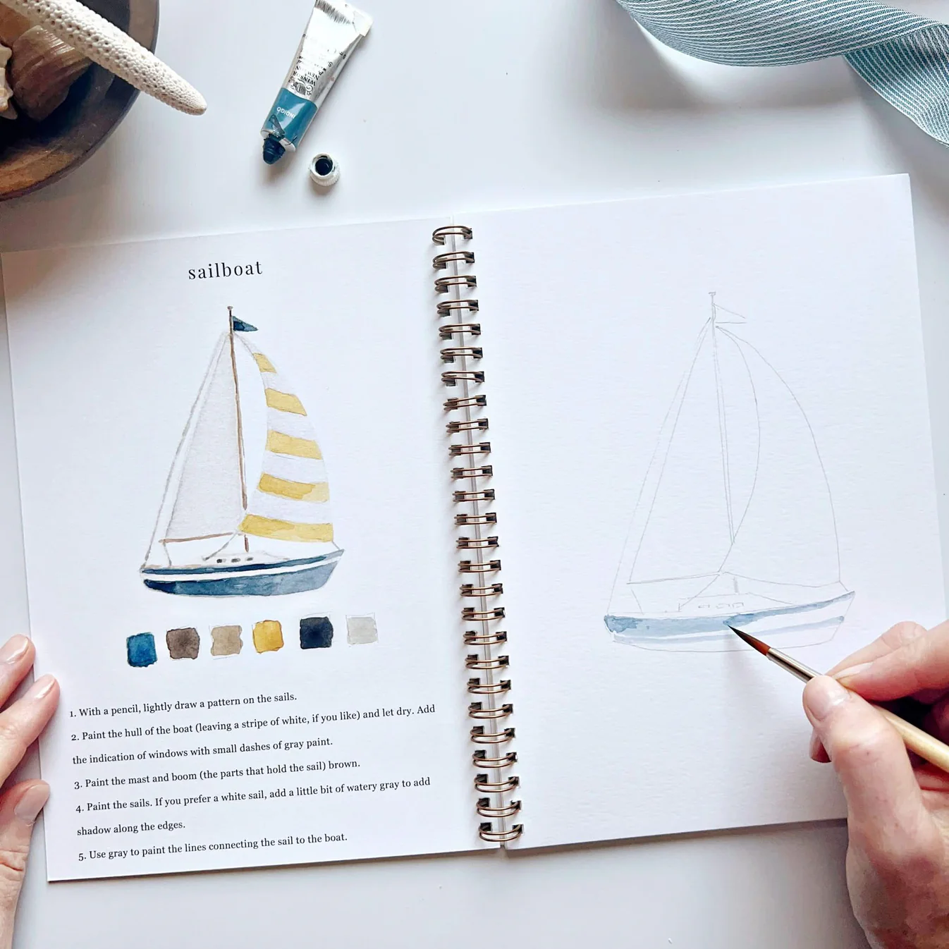 Emily Lex Studio SEASIDE WATERCOLOR WORKBOOK
