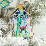 Lauren Dunn HOLY FAMILY ACRYLIC ORNAMENT