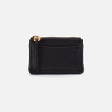 Hobo LUMEN CARD CASE Black Pebbled Leather