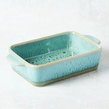 Bloomingville REACTIVE GLAZE STONEWARE BAKER Green