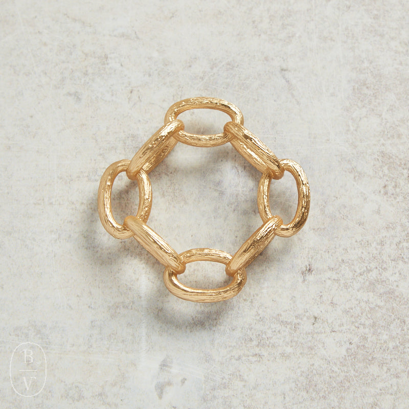 Kim Seybert CHAIN LINK NAPKIN RING Gold