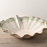 Etta B Pottery HALF SHELL Botanical