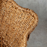 Creative Co-op NATURAL RATTAN RUFFLED BOWL