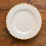 Pickard China PICKARD SIGNATURE DINNER PLATE Ultra White Gold No Monogram
