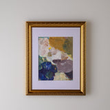 FRAMED PALETTE SERIES 8X10 GOLD SCROLL No 9