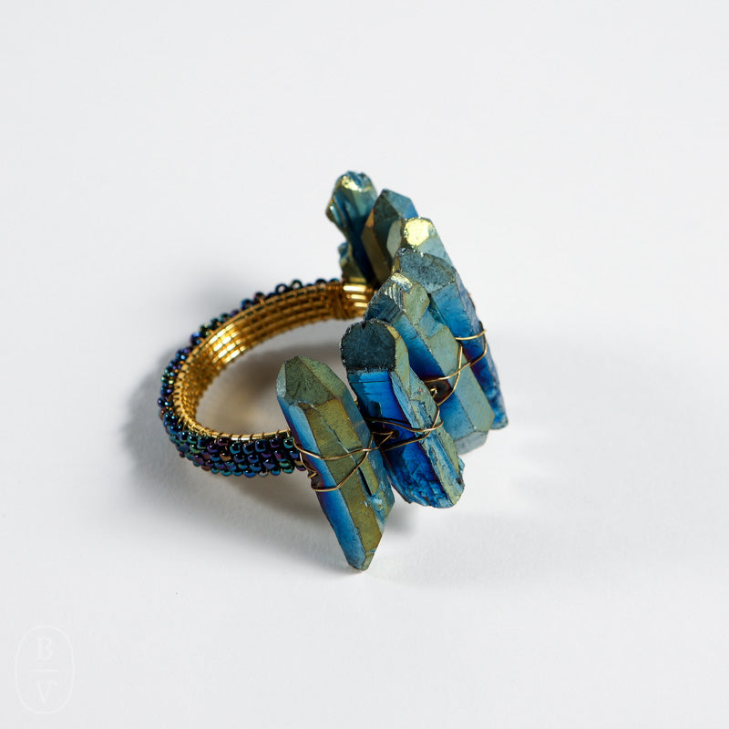 Kim Seybert RADIANT NAPKIN RING Midnight