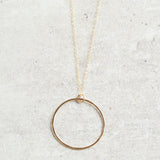 Darby Drake Jewelry and Design GOLDEN HOOP NECKLACE - NCCGM495