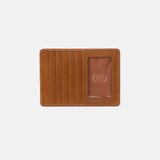 Hobo EURO SLIDE CARD CASE Truffle Polished Leather