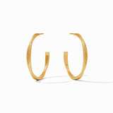 Julie Vos CHEVAL TWIST HOOP Gold Medium