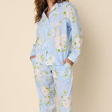 The Cat's Pajamas LUXE PIMA COTTON LONG SLEEVE PAJAMA SET