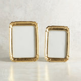 Two's Company BONHEUR GOLD LEAF PHOTO FRAME