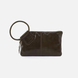 Hobo SABLE WRISTLET Deep Moss Polished Leather