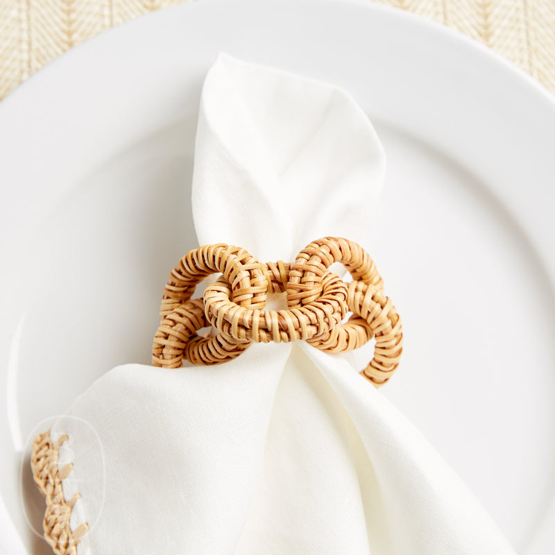 Kim Seybert RATTAN LINK NAPKIN RING