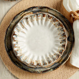 Etta B Pottery CRIMPED SALAD PLATE Magnolia