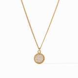 Julie Vos FLEUR DE LIS GOLD SOLITAIRE NECKLACE