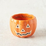 Mudpie HALLOWEEN GLOW IN THE DARK TIDBIT DISH Happy Haunting