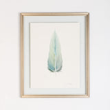 By Lacey MEDIUM FLOATED FRAMED FEATHER PAINTING - SERIES 10 NO 4