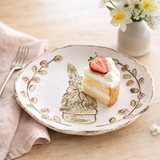 Etta B Pottery BUNNY TOPIARY PLATE