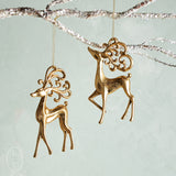 Raz Imports ORNATE DEER ORNAMENT
