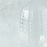 Zodax WHITE DOTS WINE GLASS