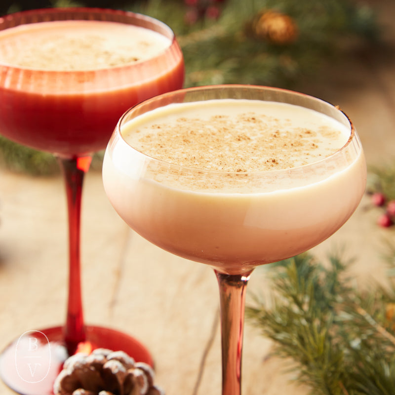 Creative Co-op HOLIDAY STEMMED CHAMPAGNE COUPE GLASS