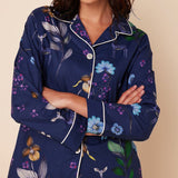 The Cat's Pajamas LUXE PIMA COTTON LONG SLEEVE PAJAMA SET Deerly