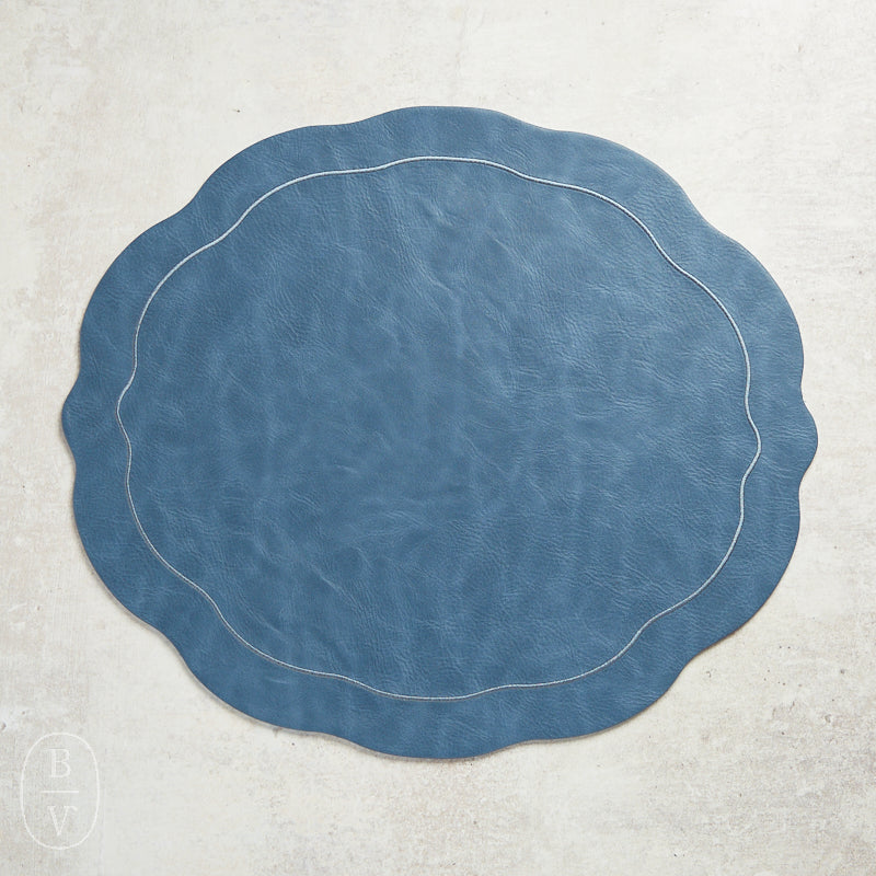 Kim Seybert TAILORED PLACEMAT Blue