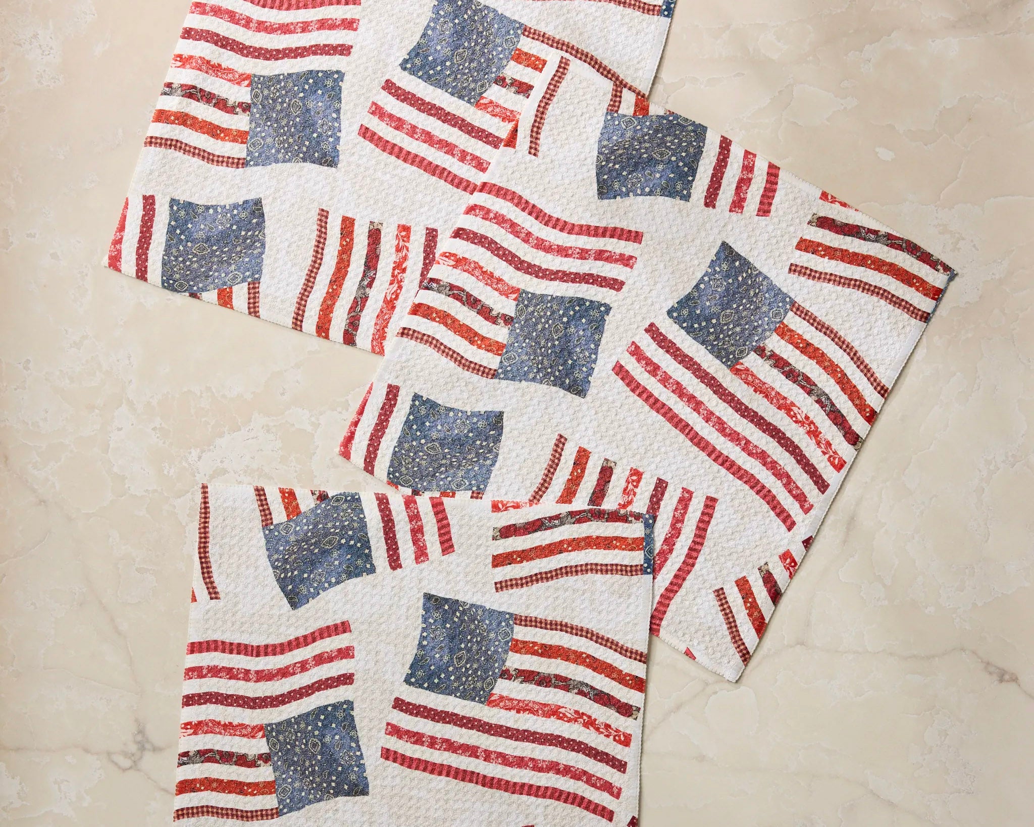 Geometry PATCHWORK PRIDE DISHCLOTH SET OF 3