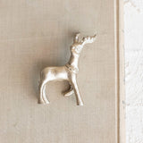 Creative Co-op CAST ALUMINUM REINDEER Champagne
