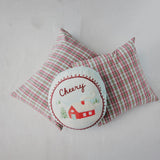 Creative Co-op PLAID PATTERN WOVEN COTTON LUMBAR PILLOW