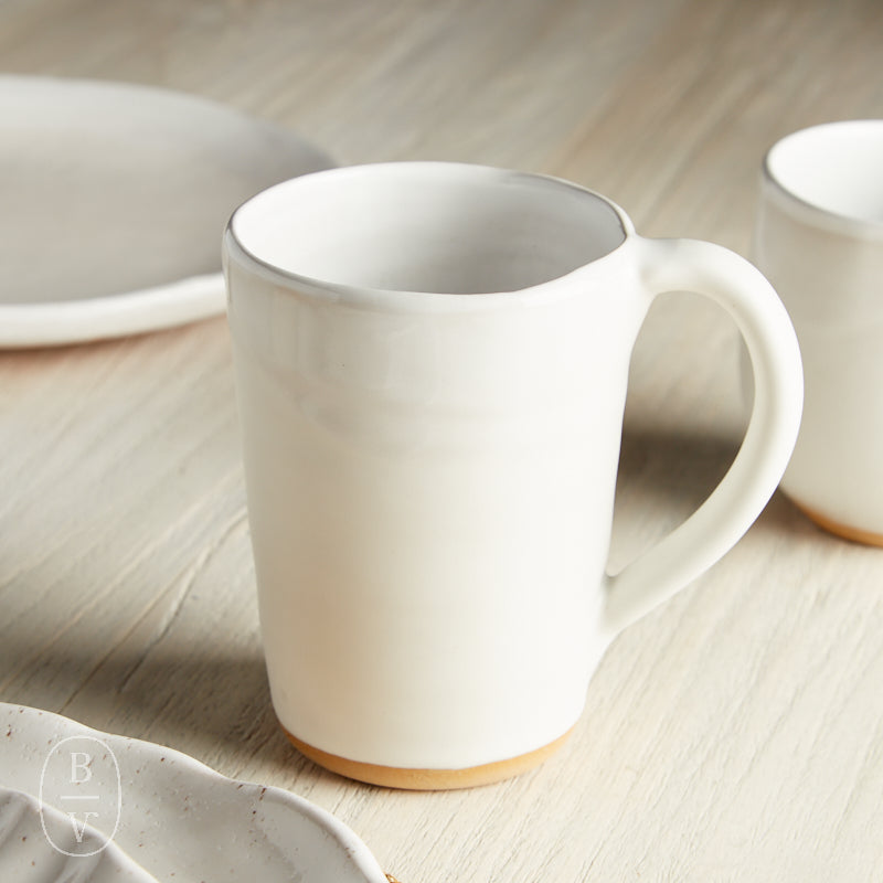 Etta B Pottery COFFEE MUG Simply White
