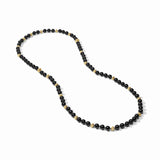 Julie Vos RAVELLO 5 IN 1 NECKLACE Obsidian Black