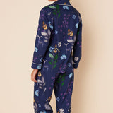 The Cat's Pajamas LUXE PIMA COTTON LONG SLEEVE PAJAMA SET