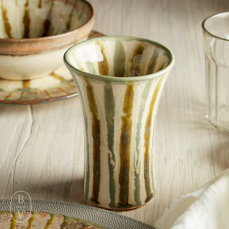 Good Earth Pottery TUMBLER Grey Goose