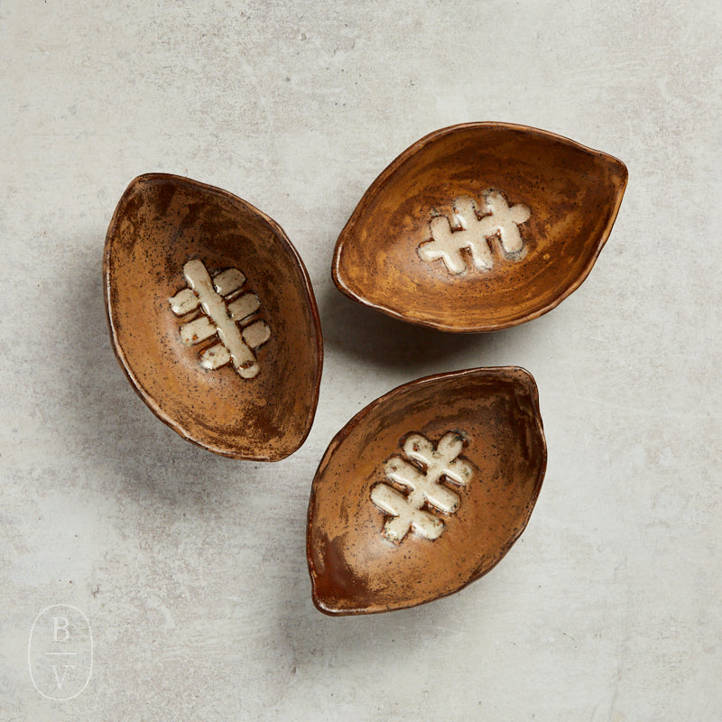Etta B Pottery 2025 FOOTBALL BOWL