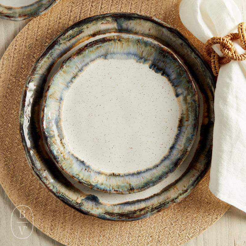 Etta B Pottery FARMHOUSE ROUND SALAD PLATE Magnolia