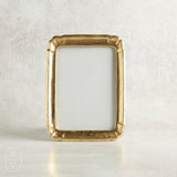 Two's Company BONHEUR GOLD LEAF PHOTO FRAME 5 x 7