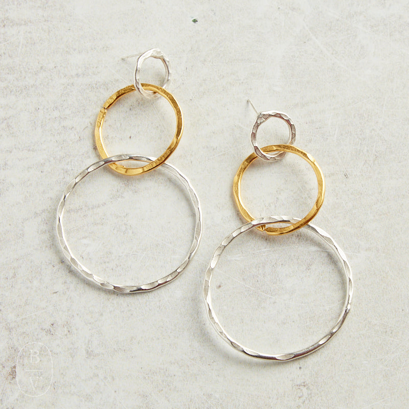 Virtue THE ARIA EARRINGS Two Toned